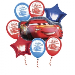 Воздушные шары, набор "Тачки", Disney